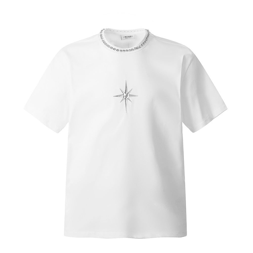 Dark Cross Star Short Sleeve Men T-shirt